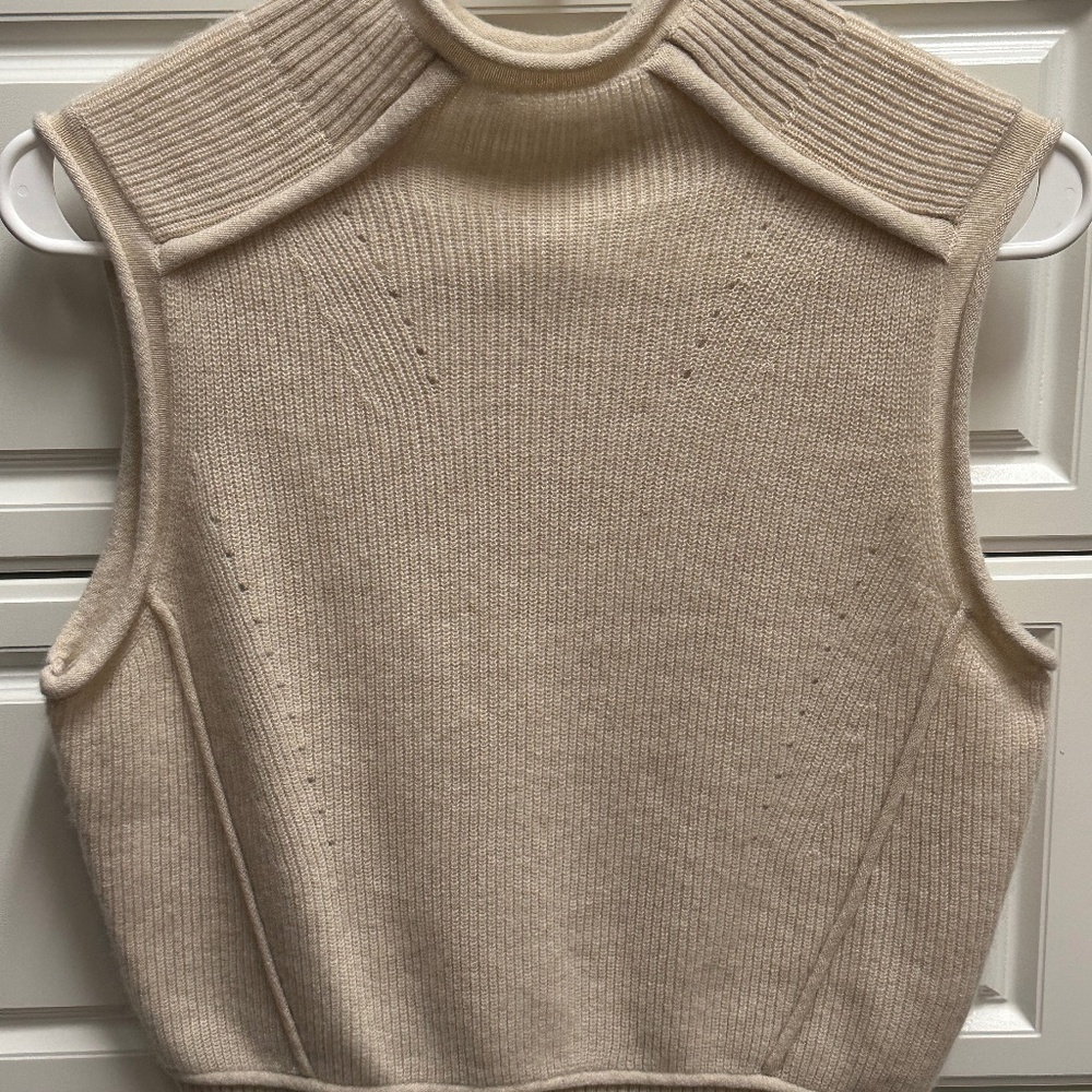NWOT Anthropologie Pilcro cashmere sweater vest XS